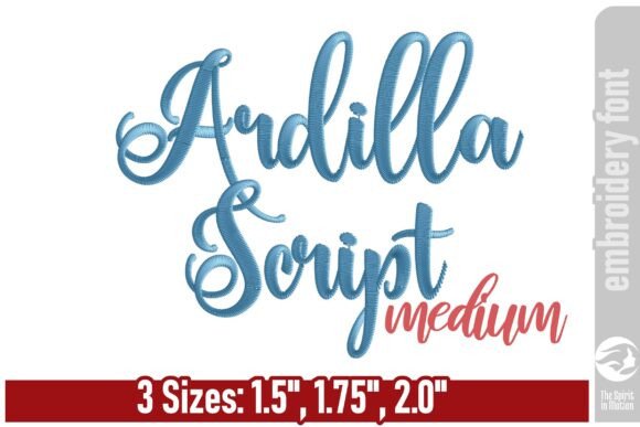 Ardilla Script Embroidery Font - Medium Review