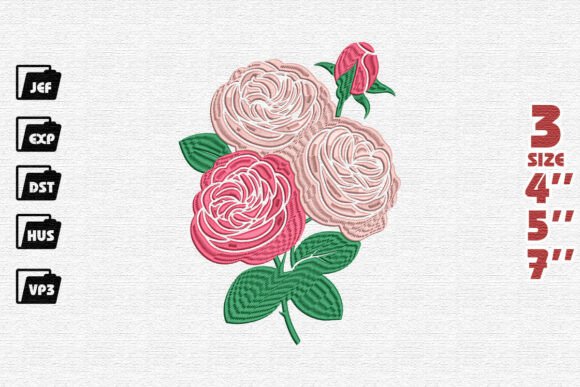Blush Garden Roses Embroidery Review for Craft Fair Success