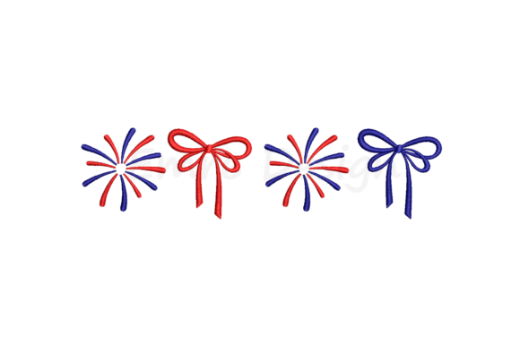 Coquette Patriotic Embroidery Design Review for Craft Fairs