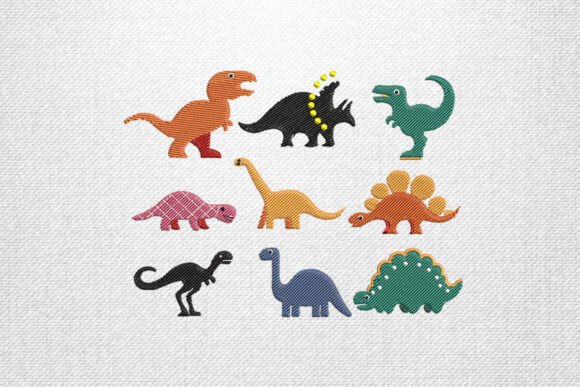 Cute Dinosaur Embroidery Design Set Review for Real Projects