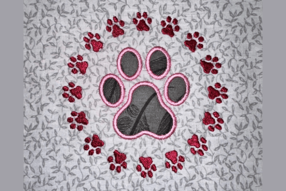 Cute Dog Paw Patch – Embroidery Applique Review