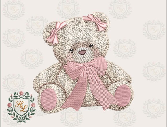 Cute Teddy Bear Embroidery Files for Seasonal Creations