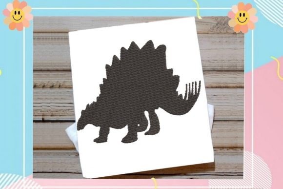 Dinosaur Stegosaurus 3: A Silhouette with Personality