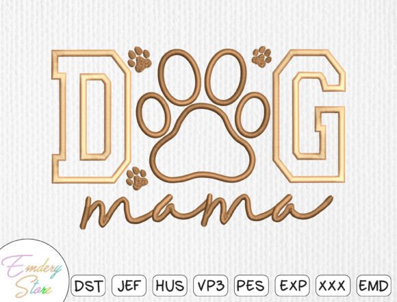 Dog Mama Embroidery Design Review for Business Use