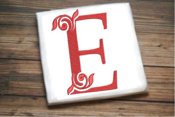E Letter Beautiful Monogram Review for Real Projects