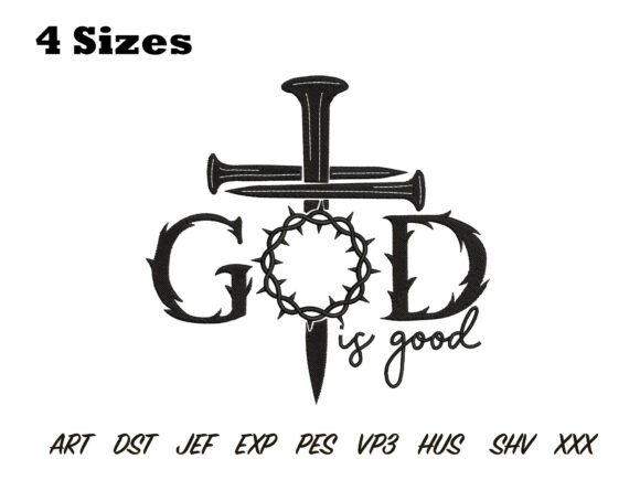 God Is Good Embroidery Design Review