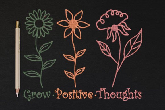 Grow Positive Thoughts Embroidery Design Review