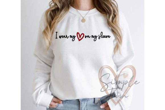 I Wear My Heart on My Sleeve Embroidery Design Review