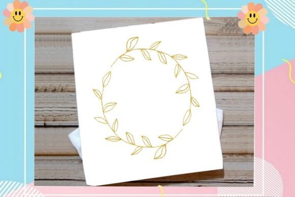 Leafy Elegance Ring Embroidery Design Review