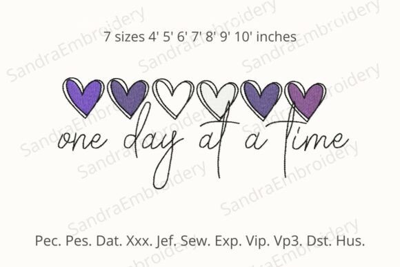 One Day at a Time Embroidery Design Review