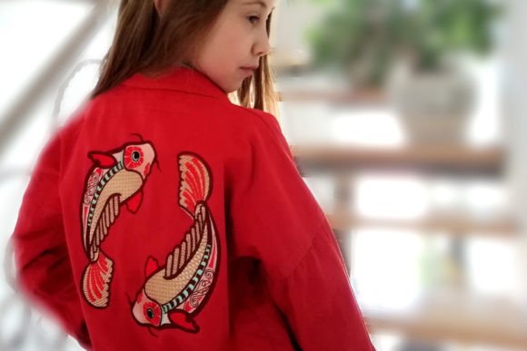 Pisces Zodiac Series: A Versatile Machine Embroidery Design for Small Shops