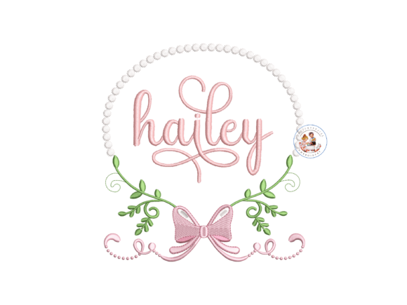 Ribbon Monogram Embroidery Design: A Timeless Statement for Boutique Sweatshirts