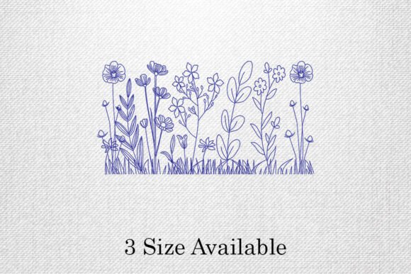 Wildflower Line Art Border Embroidery Review for Craft Fair Success