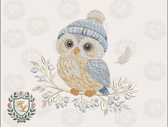Winter Owl Embroidery Files: A Cozy Addition to Personalized Gifts